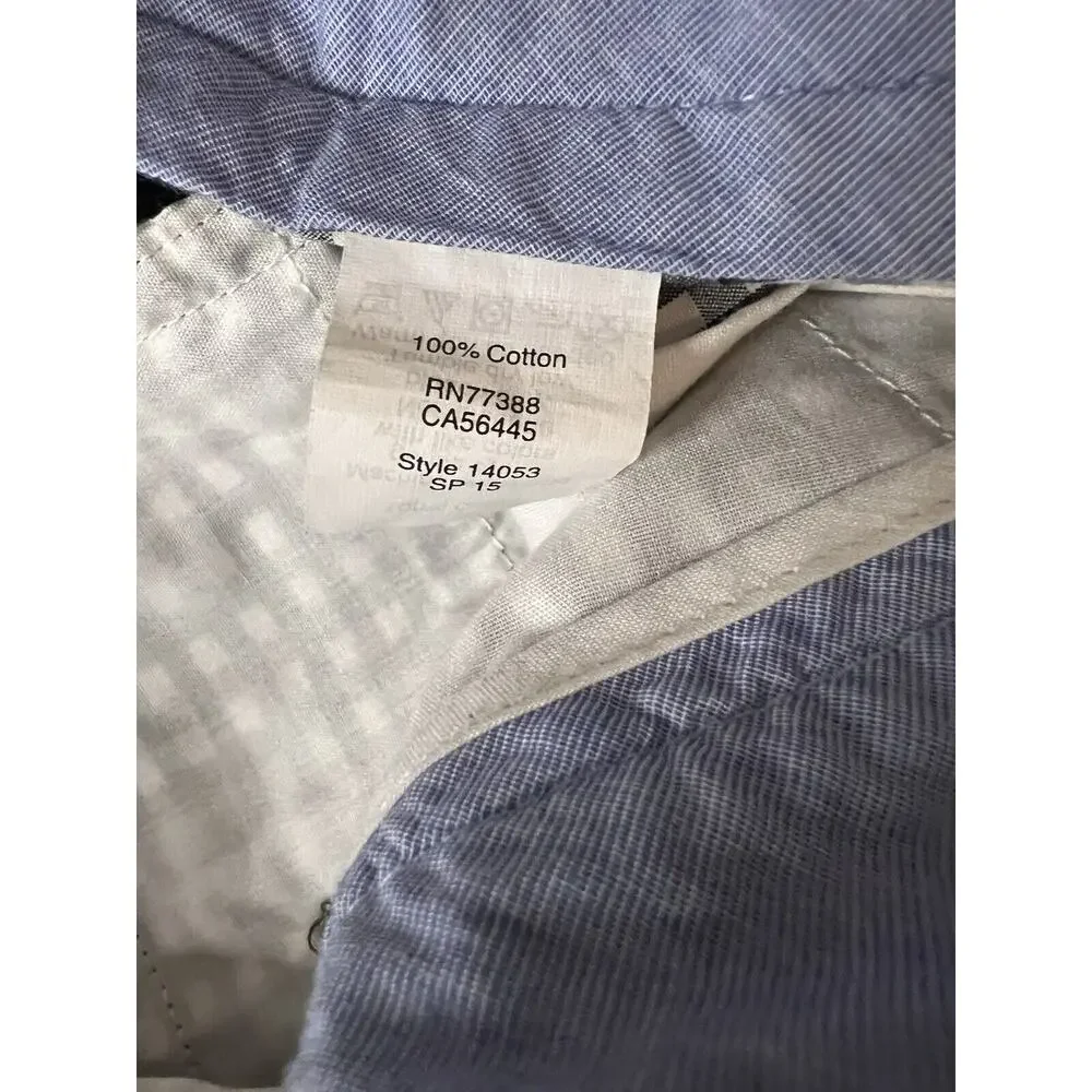 J. Crew Shorts Mens Size 29W Rivington Checkered Black White Cotton